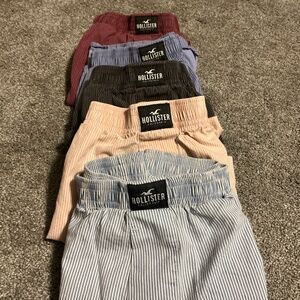 Hollister Boxer Shorts-5 Pack-Men's Small.